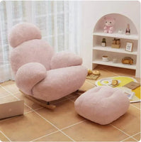 -Big White pink Brown Grey Couch Sleep Bedroom Single Rocking Chair Balcony Lounge Sofa