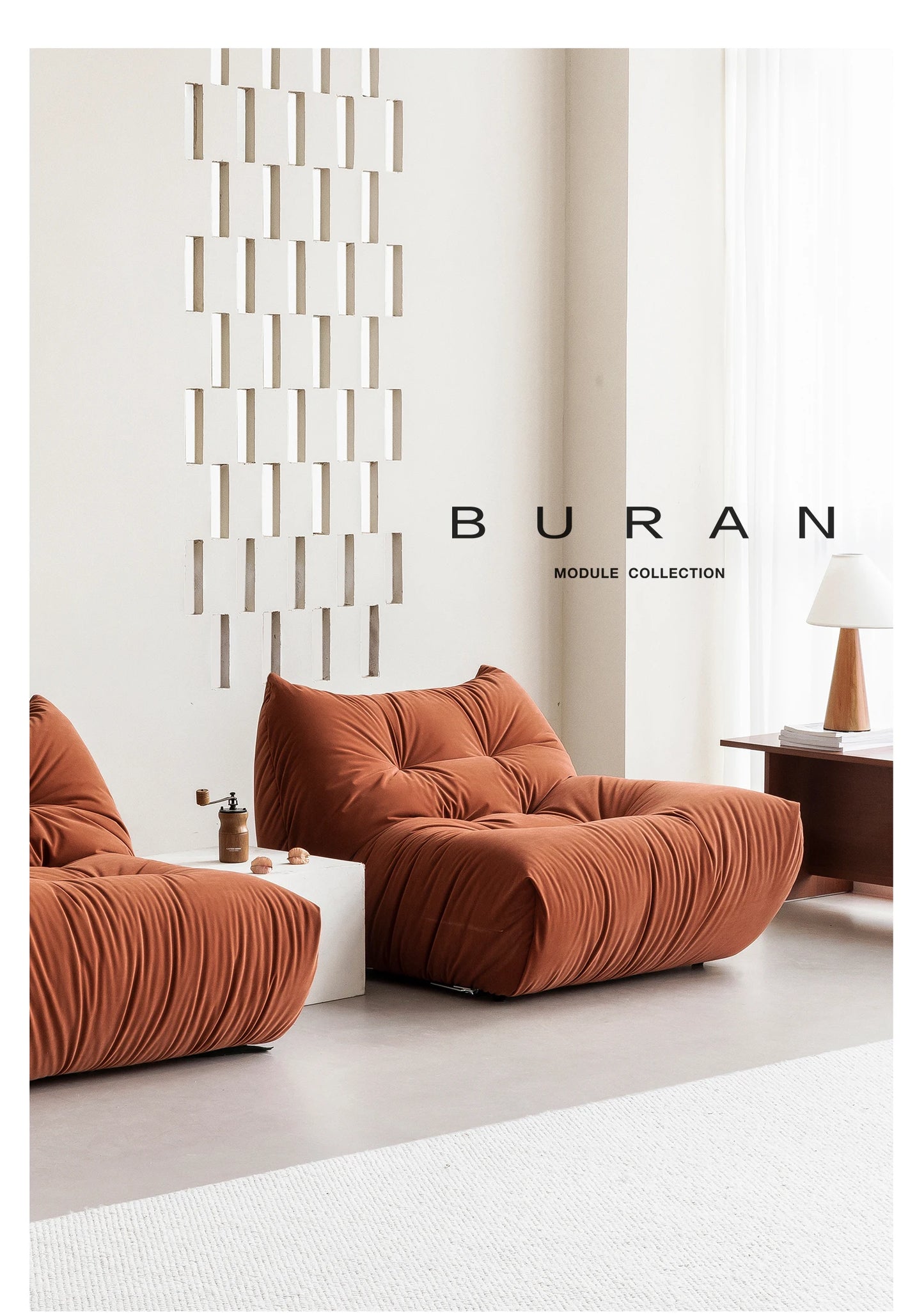 Nordic Cream Style Living Room Sofa White Square Combination Creative Design Lazy Couch Comfort Home Furniture Lounge Chair FYLS