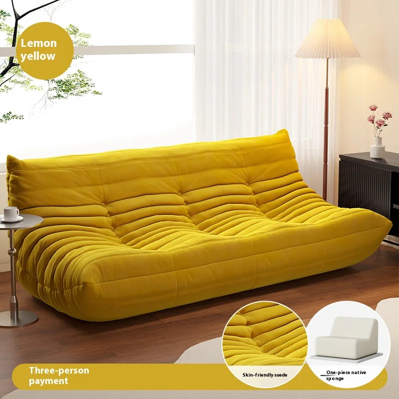 Modern Double Lazy Sofa Living Room Minimalist Relaxing Recliner Sofa Puff Comfortable Salas Y Sofas Muebles Room Decor