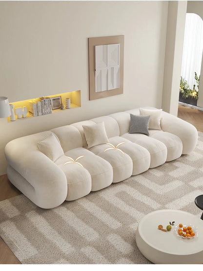 Designer Luxury Living Room Sofas House Nordic Family Elegant Relaxing Sofa Economic Apartment Minimalist Divano Hotel Furniture