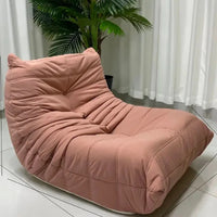 Single suede foam sofa armless floor sofa lazy sofa living room bedroom balcony lounge chair reading chair fireside chair