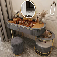 Luxury Charm Dressing Table Luxury Nordic Salon Drawer Nordic Dressing Table Mirror Chair Storage Coiffeuse Furniture Makeup