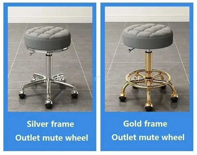 Hairdresser Furniture Barber Shop Chair Hair Chairs Salon Folding Stool Tabouret Roulette Aesthetics Beauty Ergonomic Chair