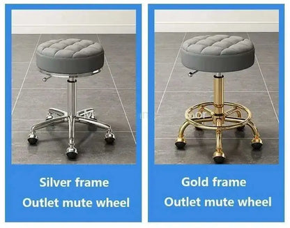 Hairdresser Furniture Barber Shop Chair Hair Chairs Salon Folding Stool Tabouret Roulette Aesthetics Beauty Ergonomic Chair