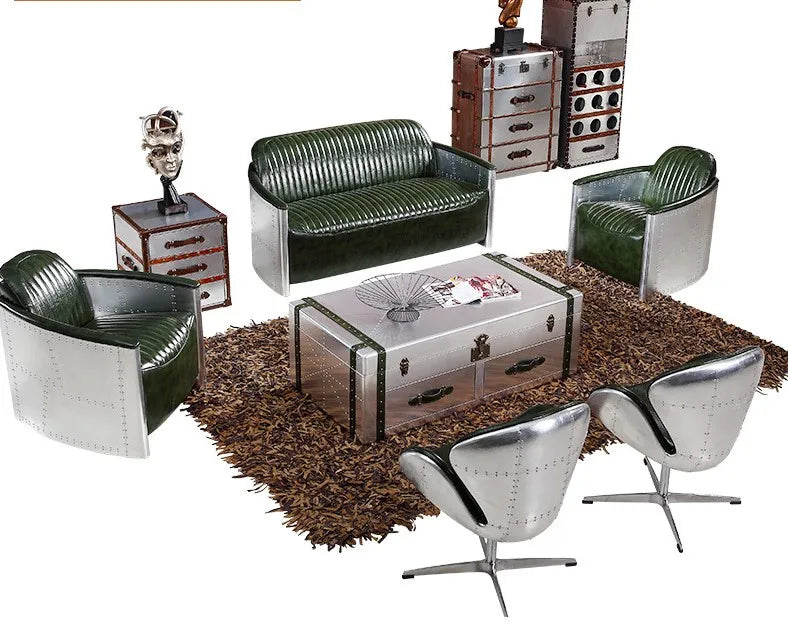 Pilot Retro Industrial Chair Bedroom and Dining Room Loft Style Living Room Sofa Household Furniture Pilot Chair