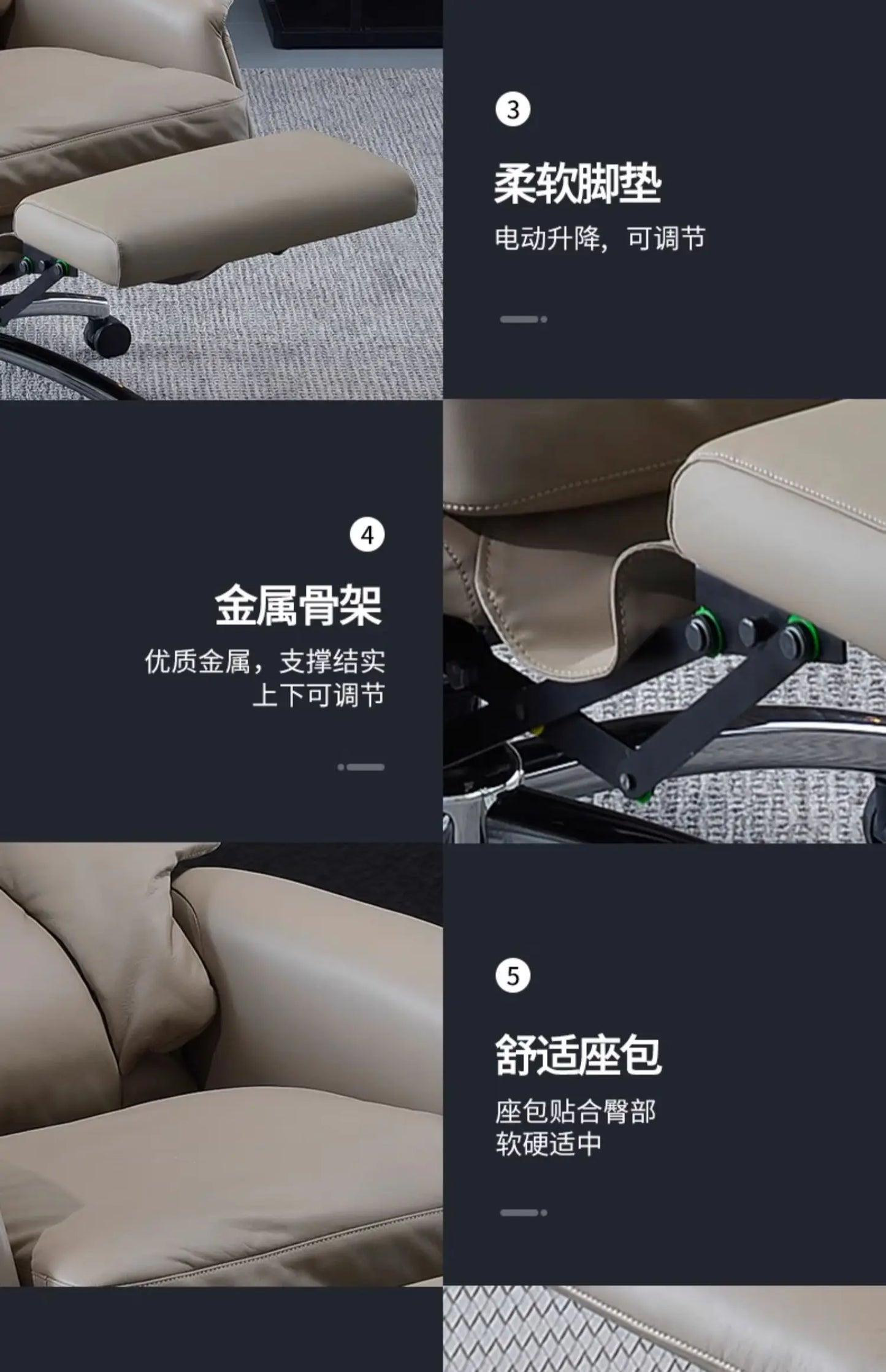 Computer Chair Office Desk Footrest Furniture Luxury Advanced Gamer Chairs For Living Room Lazy Rotating Gamming Gaming Backrest