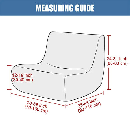 1pc Stretch Lazy Armless Sofa Cover Jacquard Armless Single Sofa Chair Protector for Fireside Chair Adult Bean Bag Chairs Covers