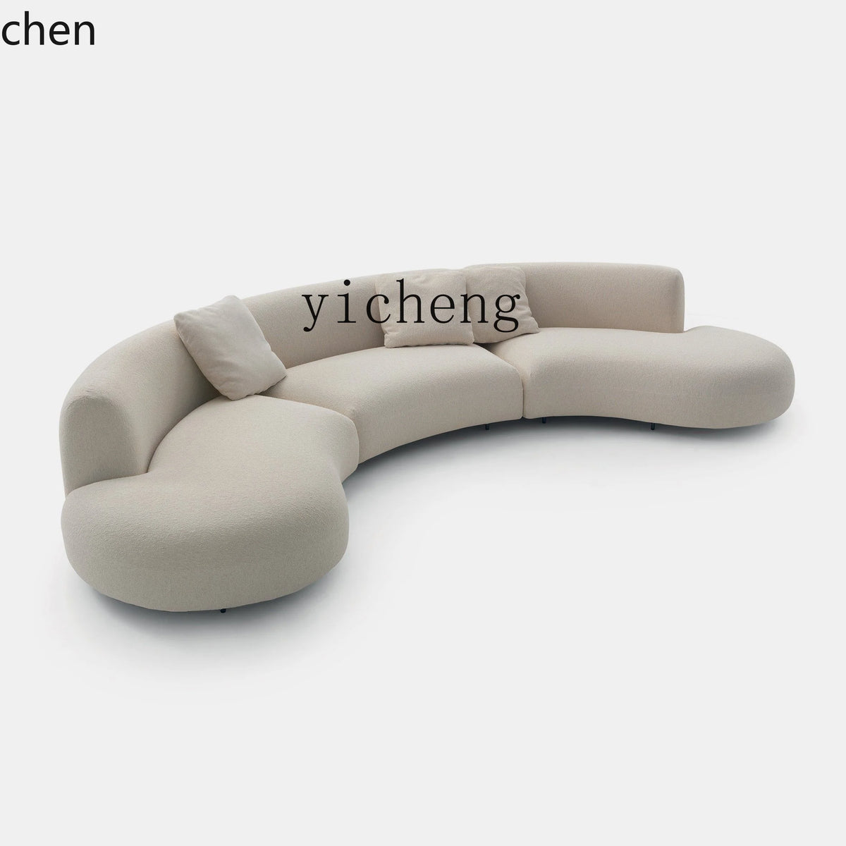 YFY Curved Sofa Living Room Hotel Lobby Rest Area Booth