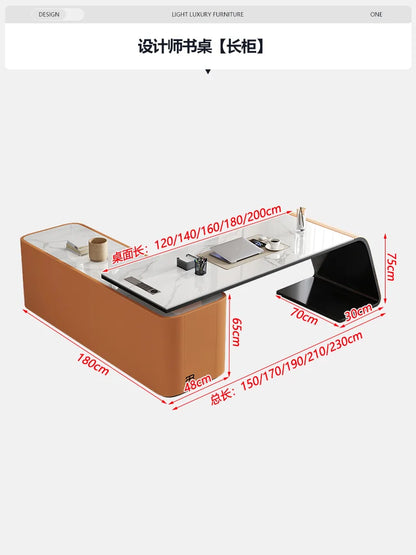 Manager Storage Executive Office Desk Modern Cheap Adjustable Study Computer Desk Drawers Modern Bureau Tafel Work Station Table