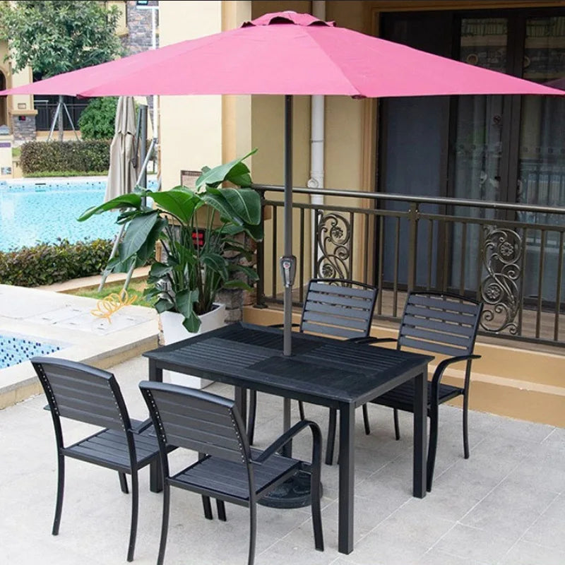 Outdoor parasol, villa cafe, milk tea shop, open-air dining bar, central column umbrella