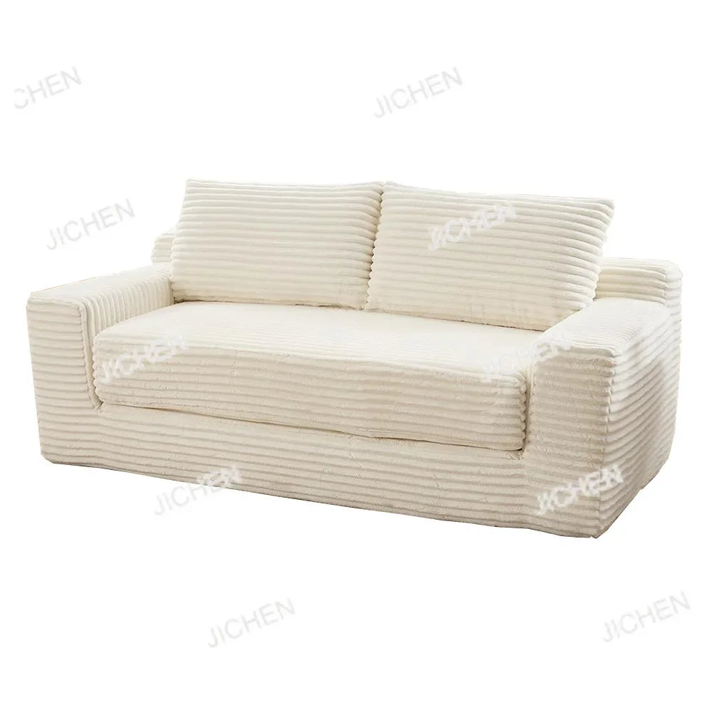 JC Modular Fabric Folding Vacuum Compression Sofa Bed Living Room Sofa Sponge Lazy Frameless Boneless Sofa Chair