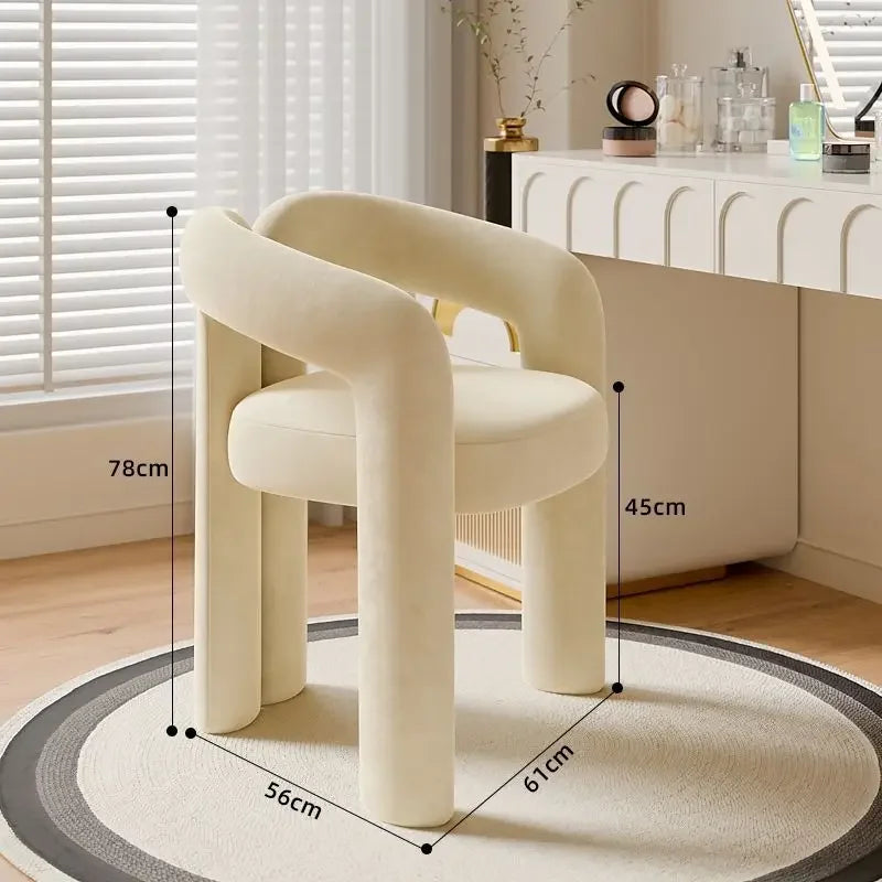 Richome Stool Dressing Chair Makeup Simplicity Modern Bedroom Home Use Light Luxury Dressing Table Simplicity Living Room Sofas