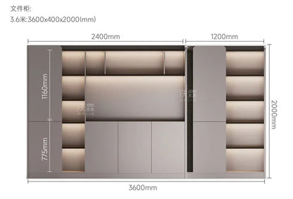 Minimalist Crafts Office Desk Storage Luxury Executive Organizers Office Desk Computer European Meuble Bureau Home Furniture