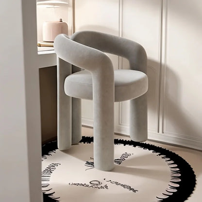 Bedroom Makeup Stool Light Luxury Senior Dresser Chair Home Dining Chair Nail Salon Back Chair