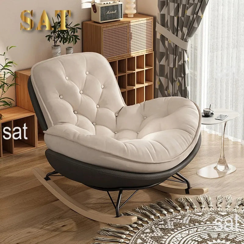 For Modern Living Room Lounge Rocking Chairs Home Furniture Apartment Bedroom Adults Single Sofa Lazy Recliner Lounge Chair*