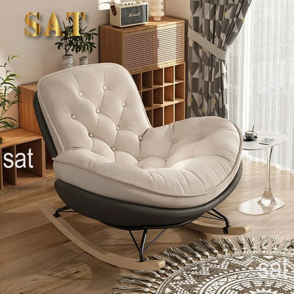 For Modern Living Room Lounge Rocking Chairs Home Furniture Apartment Bedroom Adults Single Sofa Lazy Recliner Lounge Chair*