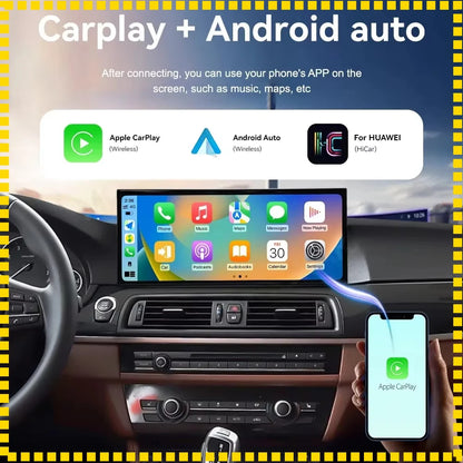 15.8" Qualcomm Android 13 Car Radio For BMW 5 Series GT F07 2011-2017 CIC/NBT Touch Screen Multimedia Player GPS Navigation BT