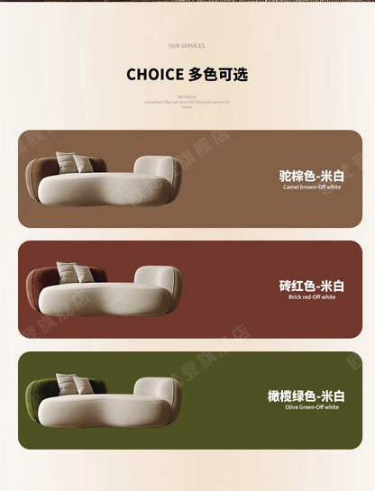 Nordic Lazy Living Room Sofas Luxury Lounge Double Floor Sofa Designer Adults Meuble De Salon Home Furniture Accessories