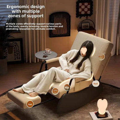 Multifunctional Rocking Chair Adjustable Recliner for Living Room and Bedroom Furniture Comfortable Single Seater Lounge Chair