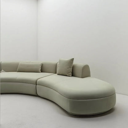 Curved sofa special-shaped module corner large, medium and small living room light luxury