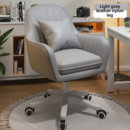 Nordic Style Office Chairs Leisure Home Computer Chairs Student Backrest Lift Chair Single Swivel Armchairs for Office Furniture