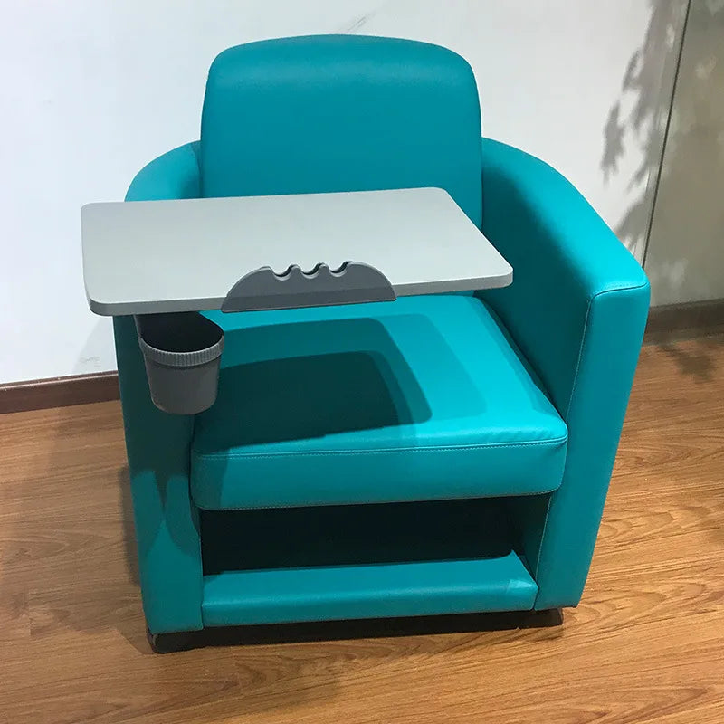 Multifunctional Table and Chair All-in-One Comfortable Sofa Training Chair with Table BoardExtra-wide Writing Board Movable Conf