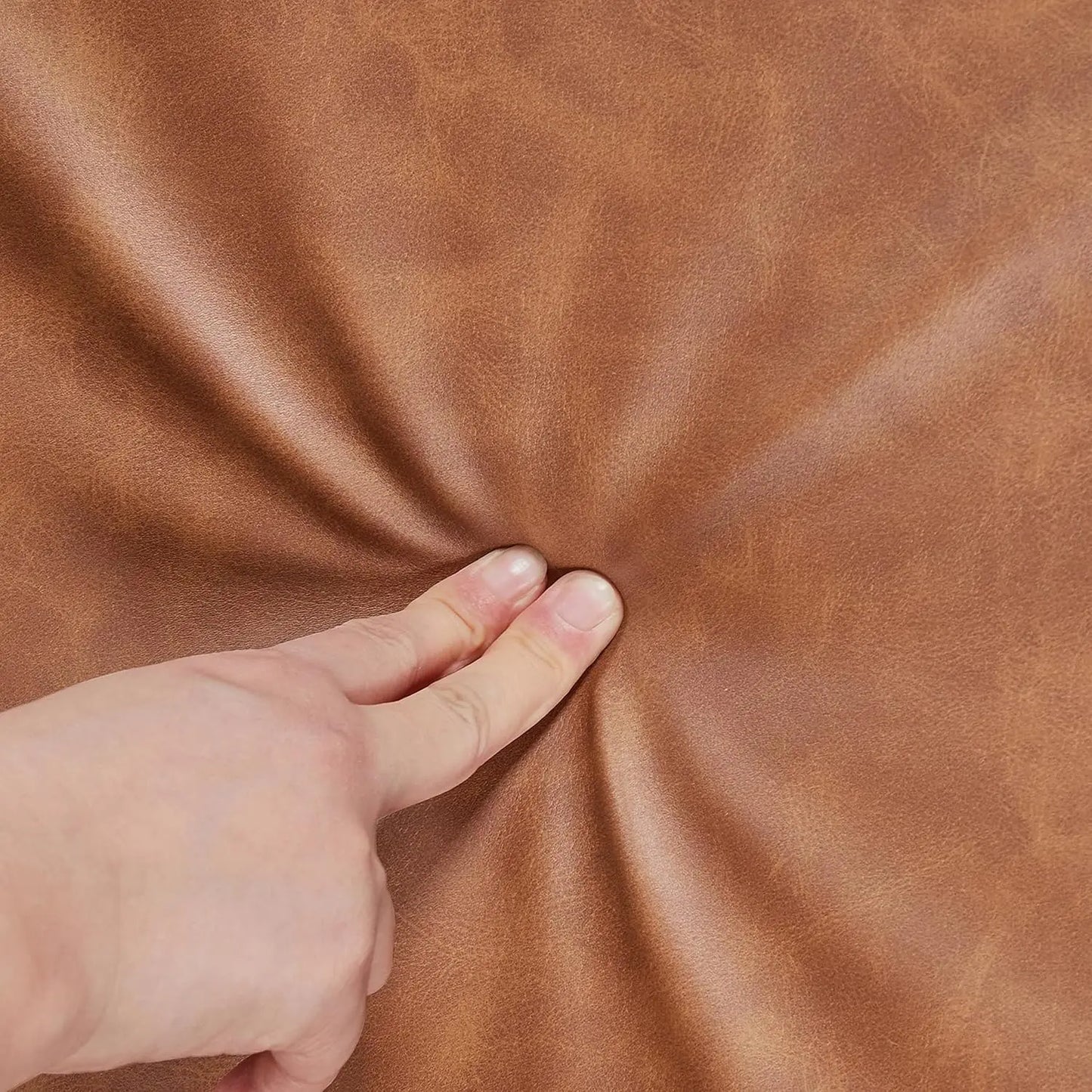 Accent Chair, PU Leather, Modern And Comfortable Armchairs, Upholstered Barrel Sofa Chair For Living Room Bedroom Waiting Room,