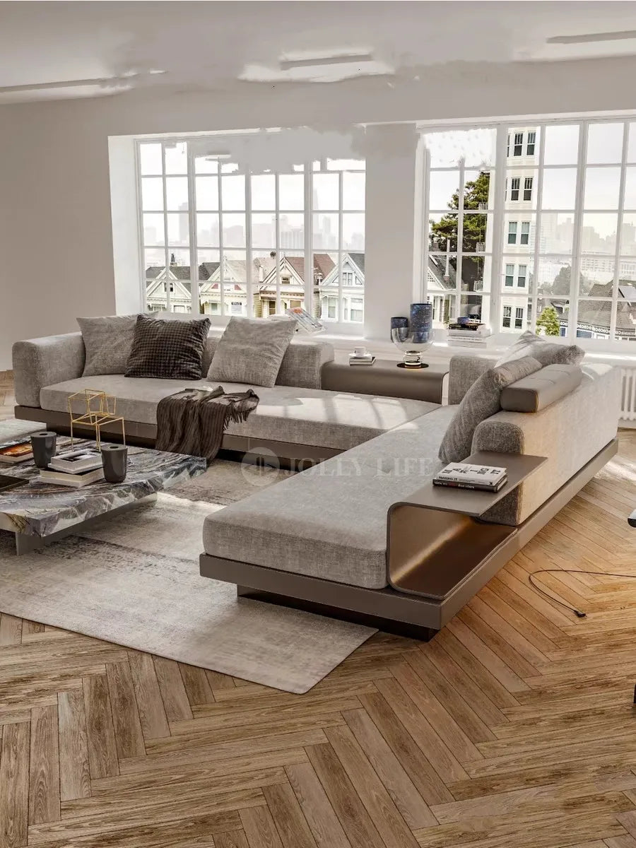 Designer Luxury Living Room Sofas Italian Minimalist Comfortable Reclining Sofa Relaxing Corner Woonkamer Banken Furnitures