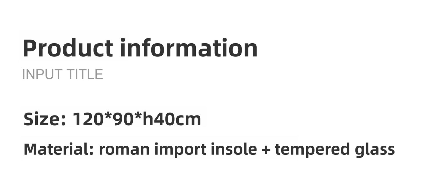 A Nordic Wabi-sandy Wind Natural Travertine Coffee Table Living Room Small Apartment Broken Creative Tea Table