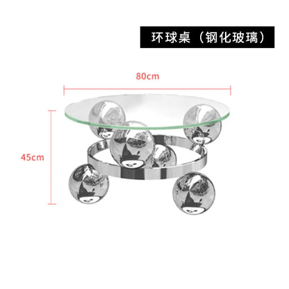 CZ Vintage Stainless Steel Irregular Single Chair Home Backrest Minimalist Industrial Style Restaurant Leisure Dining Chair
