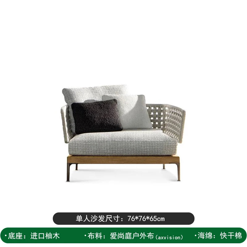 Minimalist Design Outdoor Sofas Personality Nordic Creative Garden Sofas Fashion Party Outdoor Furniture Gartenstuhl Lshysf