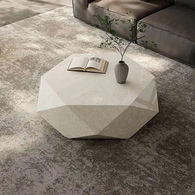 Coffee table small apartment rock slab designer atmospheric Italian living room high-end creative coffee table