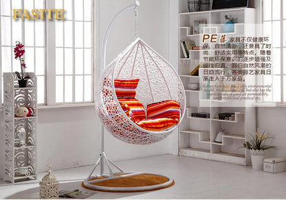 Swing Hanging Chair Hammock Indoor Balcony Bird's Nest Hanging Basket Rattan Chair Reclining Chair, Rocking Chair