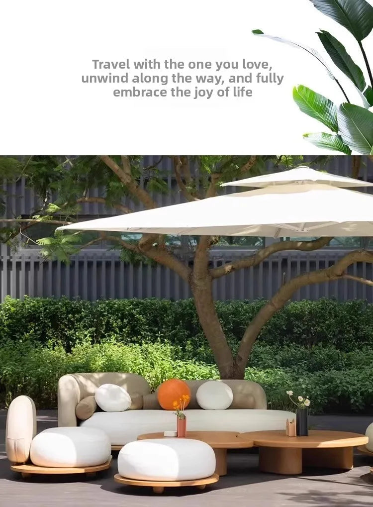 Sofa courtyard leisure, rattan furniture villa garden, creative sofa combination