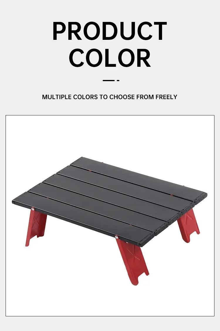Portable Outdoor Beach Table Ultralight Foldable Camping Table Mini Aluminum Table Garden Party Trip Hiking Table