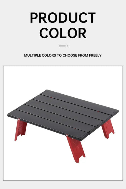 Portable Outdoor Beach Table Ultralight Foldable Camping Table Mini Aluminum Table Garden Party Trip Hiking Table