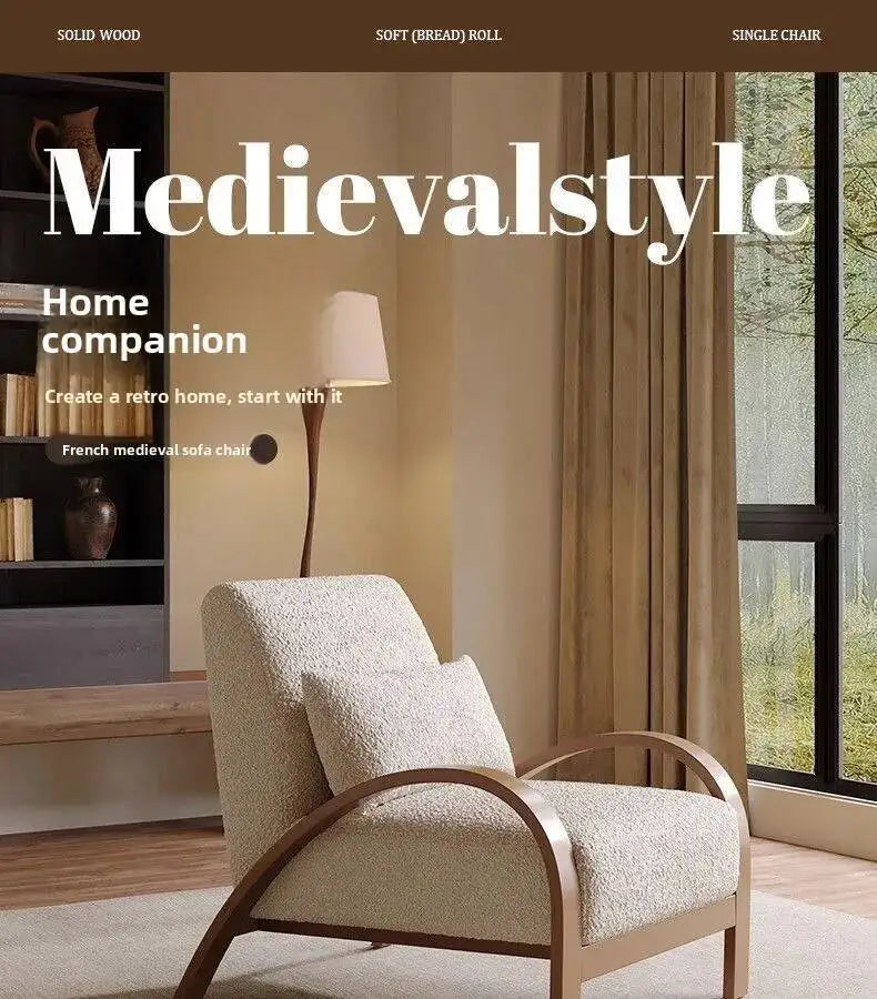 Medieval, Casual, Single, Sofa Chair, Living Room, Bedroom, Bed and Breakfast, Cafe, Chair, Stool, Table and Chairs