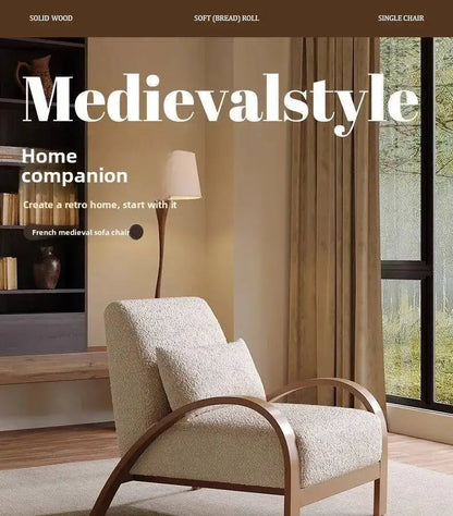 Medieval, Casual, Single, Sofa Chair, Living Room, Bedroom, Bed and Breakfast, Cafe, Chair, Stool, Table and Chairs