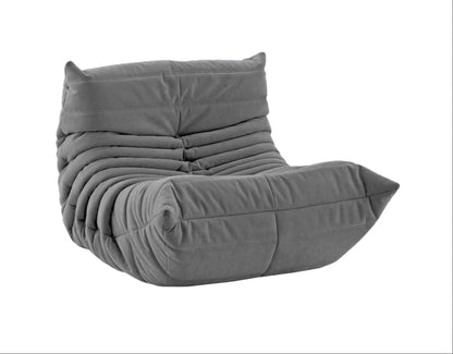 Collection house designer togo floor-to-ceiling single sofa Nordic balcony study lazy caterpillar Internet celebrity cream sofa