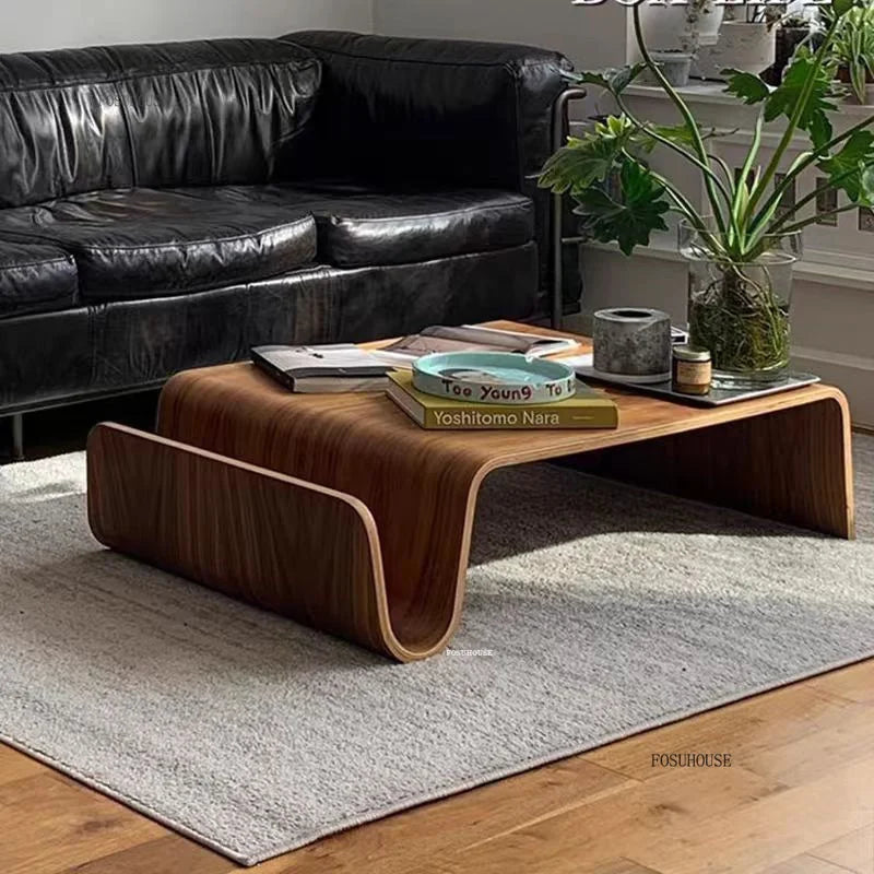Japanese Minimalist Side Table Solid Wood Living Room Coffee Tables Personality Corner Tables Light Luxury Home Furniture M