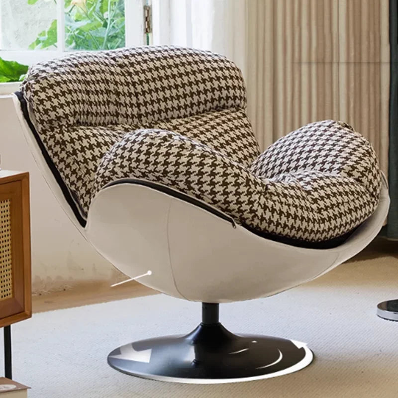 Large Swivel Chair, Modern Luxury Design, Relaxing Comfy Armchair, Lazy Puffs Sedie Da Soggiorno Home Furniture