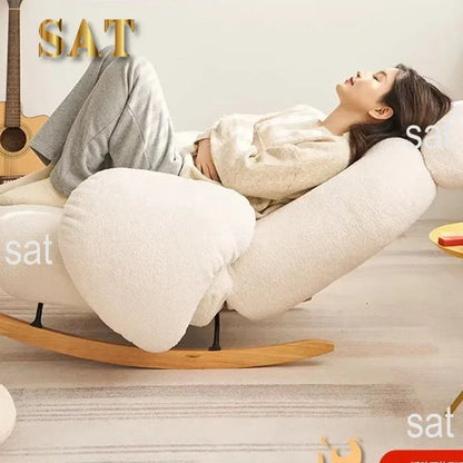 m Modern Ergonomic White Chairs Minimalist Living Room Recliner Lounge Chairs Floor Bedroom Para Home Decor m
