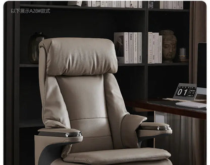 Smart Electric Executive Office Chair with Ventilation - Reclining Massage CEO Chair for Home Professional Use Furniture JT40