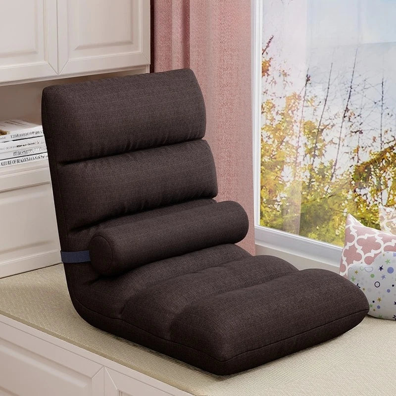 Foldable Sofa, Lazy Sofa for Single Use, Indoor/Outdoor, Reclining, Ergonomic Design, Lightweight, Compact, Suitable for Balcony