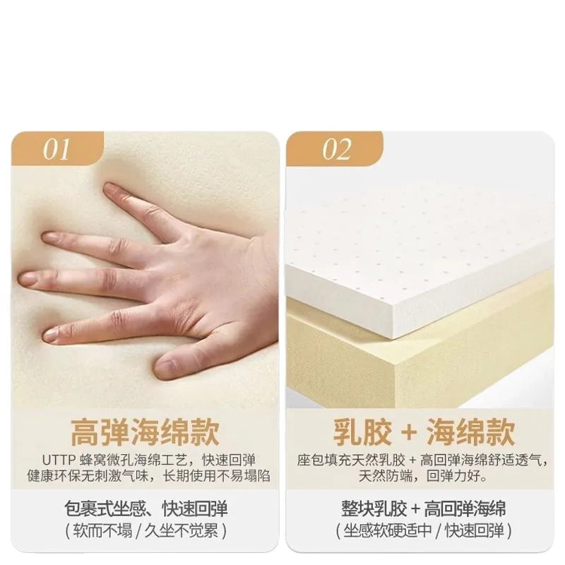 Very simple cream wind and cloud velvet fabric sofa small apartment living room straight row light luxury sofa