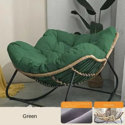 Rocking chair recliner adult balcony home leisure lazy sofa living room single sofa Internet celebrity rocking chair