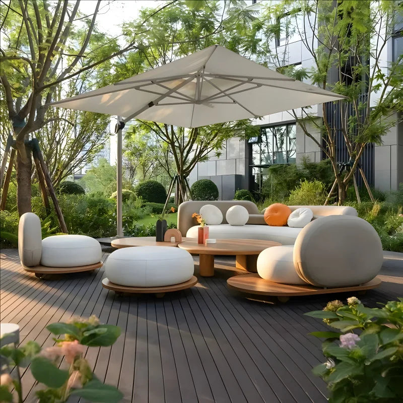 Sofa courtyard leisure, rattan furniture villa garden, creative sofa combination