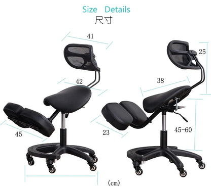 Ergonomic Adjustable Computer Chair Comfortable Home Kneeling Chair