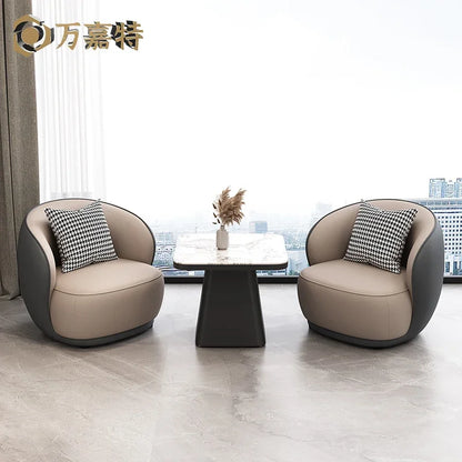 Lounge Modern Set Of 2 Chairs Nordic Modern Stools Table Luxury Office Reception Sedie Da Soggiorno Living Room Furniture