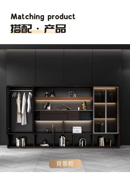 Boss Office President's Desk Light Luxury Advanced Sense Large Class Desk Furniture Chairperson's Office Desk And Chair Combinat